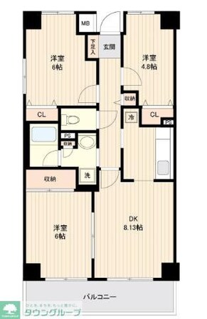 アーバンパーク市ヶ尾の物件間取画像